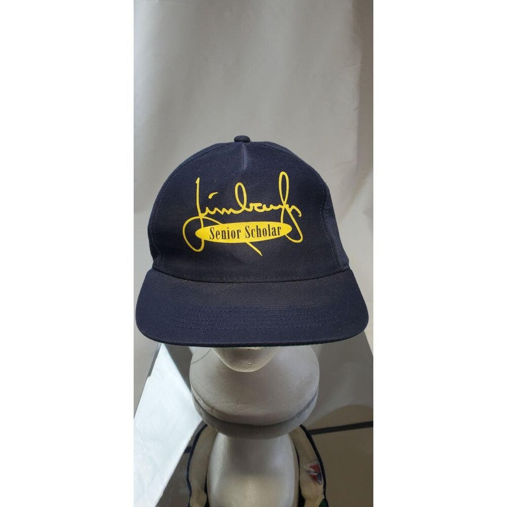 Jim Senior Scholar Baseball Cap Hat Men's Navy Blue Snapback